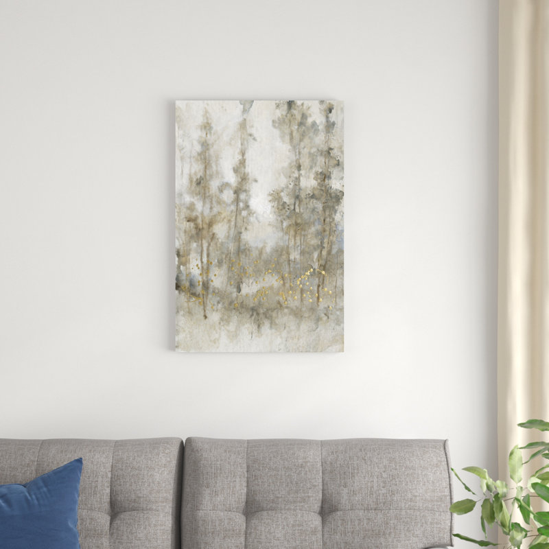 «Thicket Of Trees I» par Tim Ottoole - impression sur toile tendue, H 30 po x l 20 po