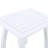 White Pu Weather - End Table, 19X15 Inch Surface, Wood, Ideal For Bedroom 19X15x19.08 Inches, Good Nightstand-609064878