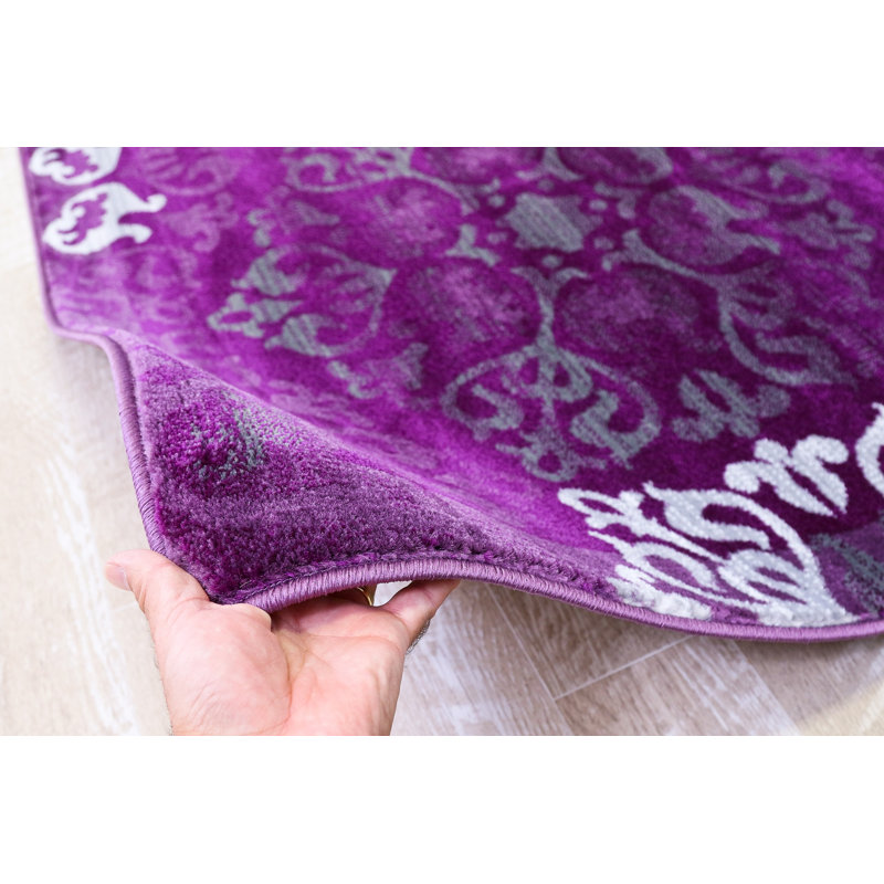 Tobis violet tapis intérieur/extérieur, 2' x 3'
