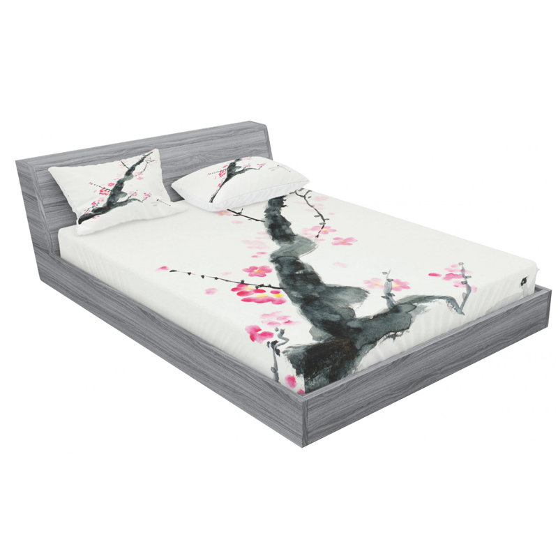 Microfiber Sheet Set, Full Sheet Set with Fitted Sheet