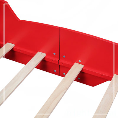 Lit plateforme simple avec roulettes