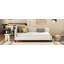 Lit de jour simple en lin en forme de L, avec pieds en bois massif, beige-1030297777-1030297779