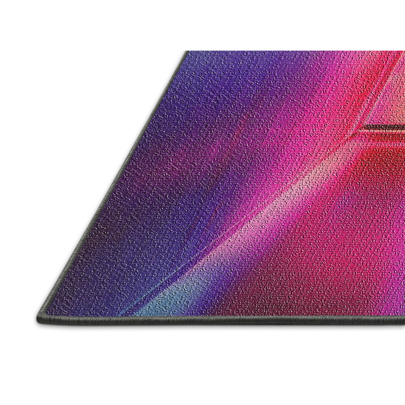Tapis de la zone rosee 29 arc-en-ciel, Rectangle 5 pi x 7 pi