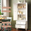Armoire de rangement 72 po avec 2 tiroirs, armoire de rangement de cuisine avec tablettes réglables, organisateur robuste
