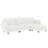 4 - Seat L Shaped Couch 107.8'' Long, Beige Breathable Fabric, Movable , Stable Legs, Arm Pocket For Magazines And Remotes Fabric With Comfortable Spring Foam Cushions, Armrest Living Office Spaces-68787993