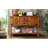 48'' Solid Wood Kitchen Sideboard, Retro Design, Ample Space - Brown Couch Console Table,
