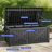 Edrosie Inc 56.2'' W 120 Gallons Water Resistant Resin Lockable Deck Box-99306382