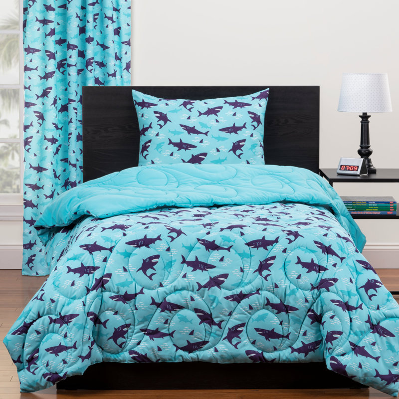 Shark Comforter, Twin Comforter + 1 Sham