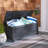 Safavieh Abri 47.6'' W Water Resistant Solid Wood Eucalyptus Deck Box-70595608