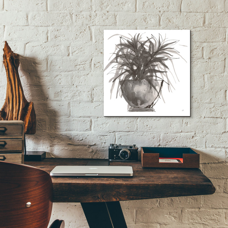 Art mural en verre Winston Porter «Sunroom Sketch 1» par Chris Paschke, H 12 po x l 12 po x P 0,13 po