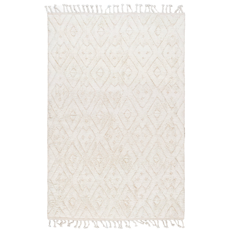 Gemi - Snow, Rectangle 6' x 9'