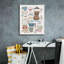 «Red Coffee Barrel I V2 Gingham» par Courtney Prahl, art mural sur toile-972044712