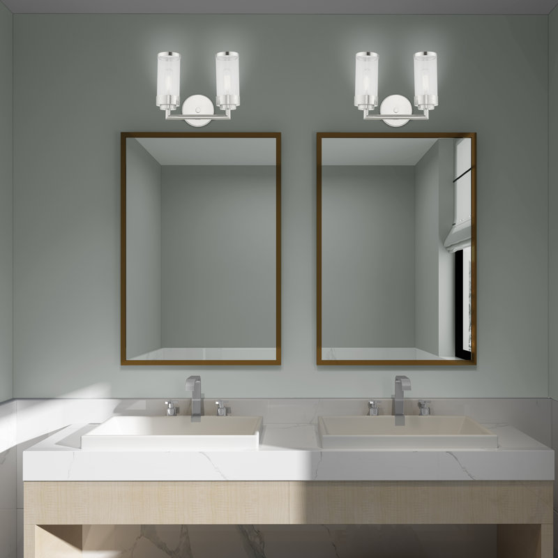 Binghamton Dimmable Vanity Light, 2, Polished Chrome