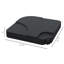 4 base de parasol en porte-à-faux, capacité de 158 lb, noir, support extérieur solide, protection contre les intempéries, bec pratique, poids de la poignée de transport,