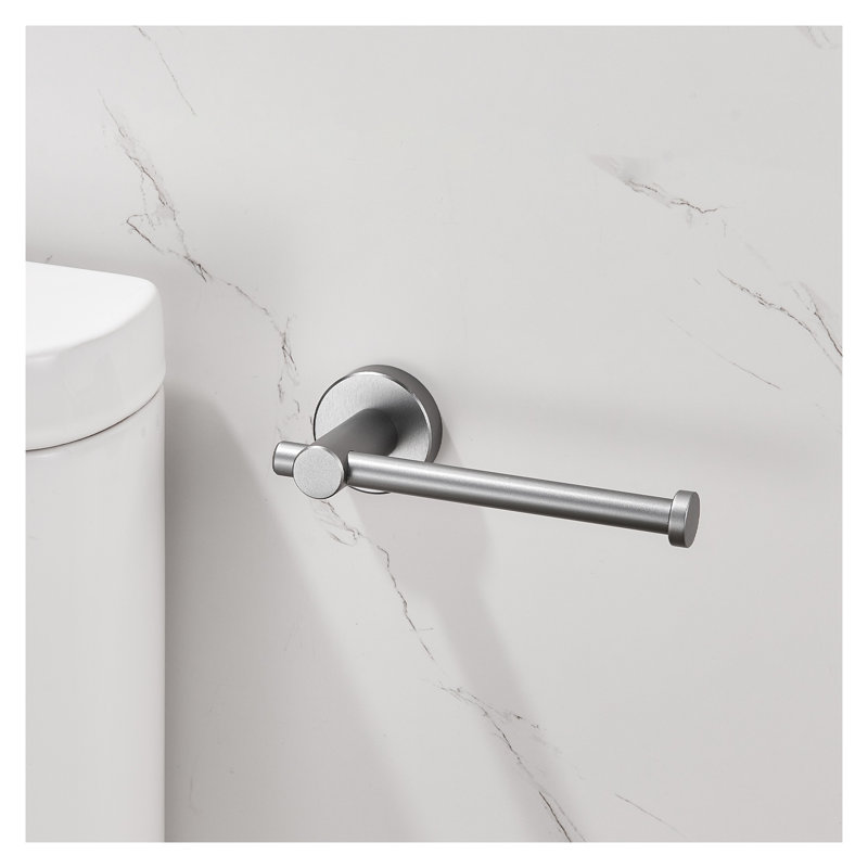Porte-papier hygiénique gris pistolet, Noir mat