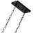 Luminaire suspendu noir / brun clair à 5 lumières l 33,1 po Empris