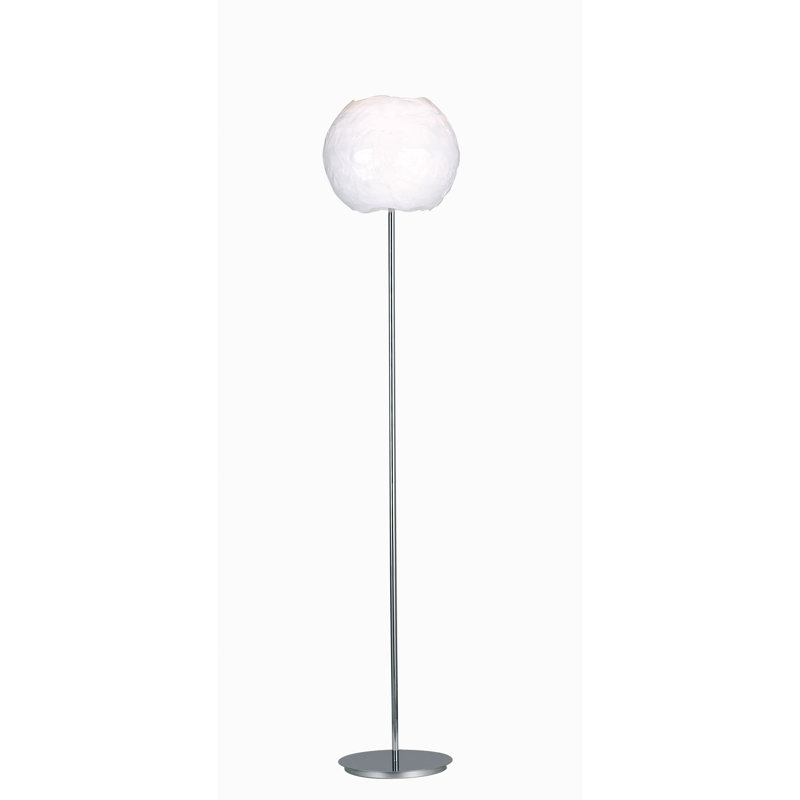 Hartmann 167cm Chrome Traditional Floor Lamp
