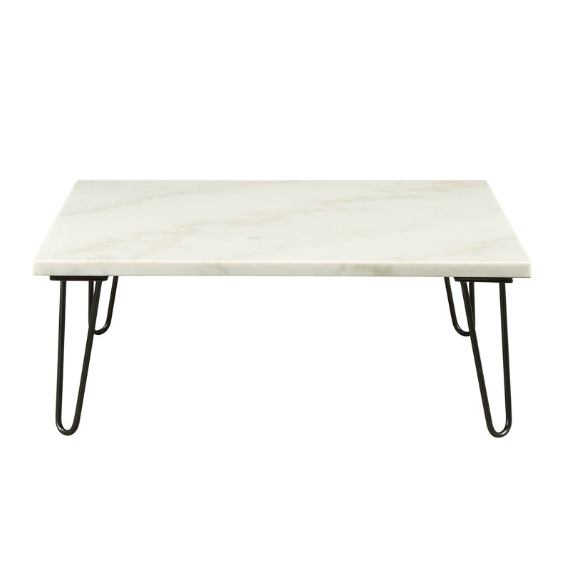 Ensemble de tables basses 2 pièces Gulden, Noir, Blanc