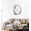 Asymmetrical Wall Mirror Irregular Mirror For Wall ,Wood Frame ,40 X 30CM-1843317059