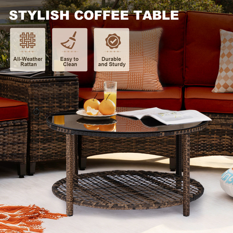 2-Person Single Chairs with Coffee Table