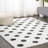Colleps Polka Dots Ivory/Black Area Rug-1603153833