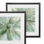 « macro sage fleur », ensemble de 2 reproductions encadrées