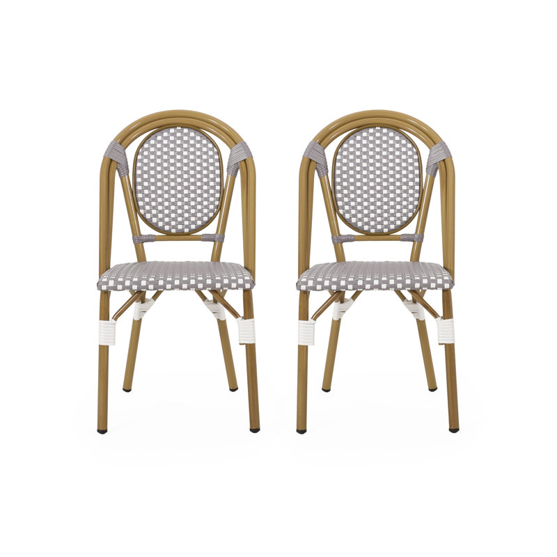 Chaises de bistro françaises (ensemble de 2)