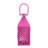 Janice Fancy Fair Magenta Diamond Patterned Pillar Candle Lantern-968537820-968537819