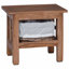 38cm W Solid Wood Bedside Table