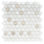 Eterna Hex 12" x 12" Recycled Glass Shiny Mosaic