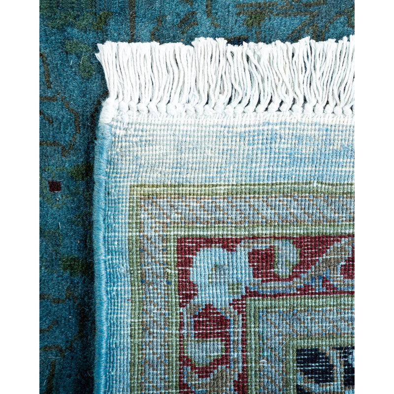 Tapis unique bleu 2 pi 6 po x 18 pi 1 po Zafirah