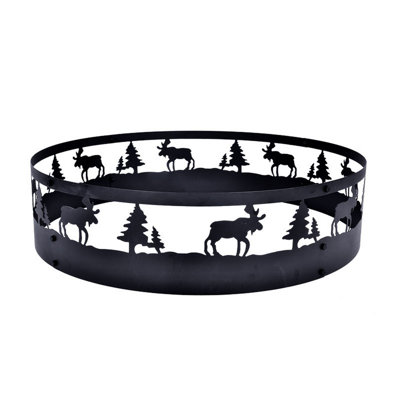 Munro Round Steel Smokeless Fire Ring