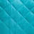 Parkland Collection Milo Transitional Quilted Aqua Throw Pillow-64709737