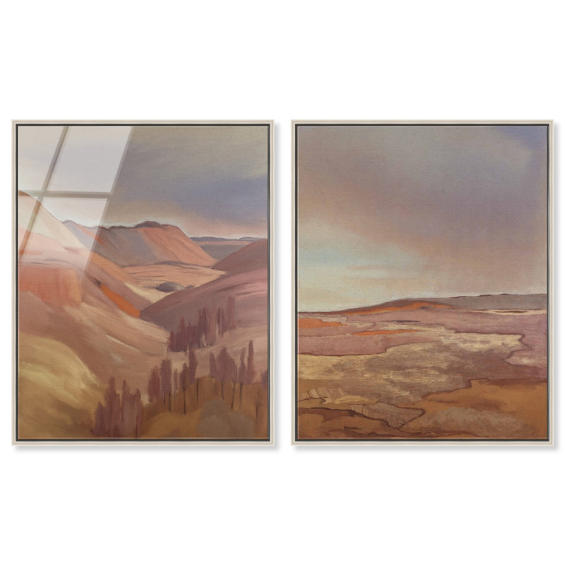 Collected Views Set High-Gloss Acrylic Glass Wall Art Landscape & Nature Print by Oliver Gal, Ready to Hang, 16 x 20