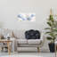 Ensemble de 2 plaques murales Blue Tone
