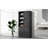 Bathroom Storage Cabinet With Doors And Drawers, Tilt-Out Laundry Hamper, Multiple Storage Space, Freestanding Style, Open Shelve, Adjustable Shelf, Black-1554872428