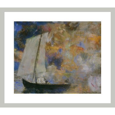 «Flower Clouds» par Odilon Redon, impression giclée sur cadre