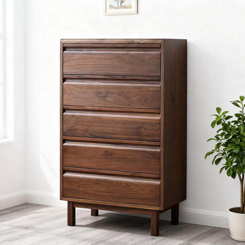 Armoire d'appoint en noyer massif