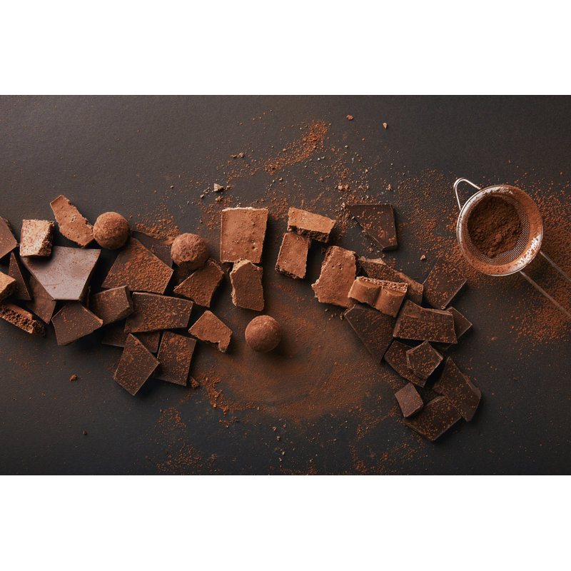 Chocolate Bars by LightFieldStudios - Wrapped Canvas Print, 20cm H x 30cm W x 3.8cm D