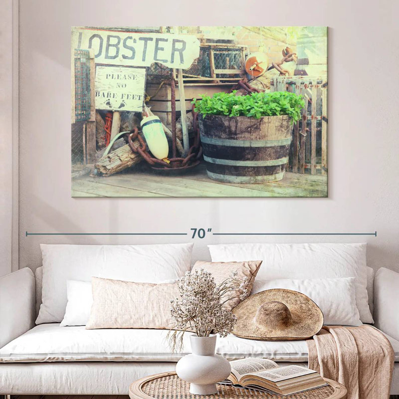 Ravi Lobstering, 34" H x 51" W