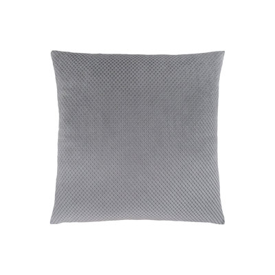 Coussins, carré 18 X 18, insert inclus, jet décoratif, accent, canapé, canapé, chambre à coucher, polyester gris hypoallergénique, moderne