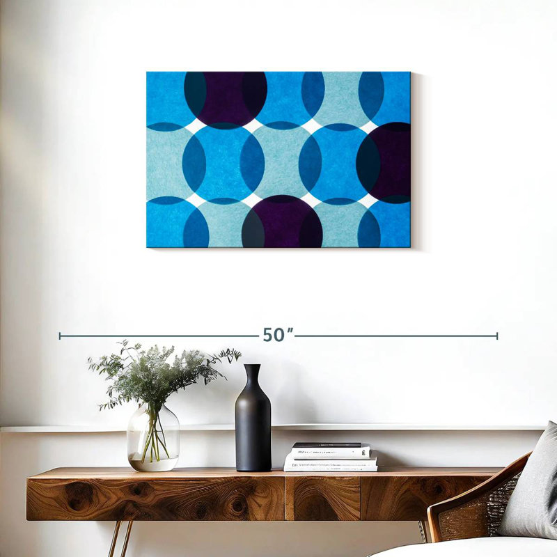 Cercle abstrait Avery, H 20 po x l 30 po