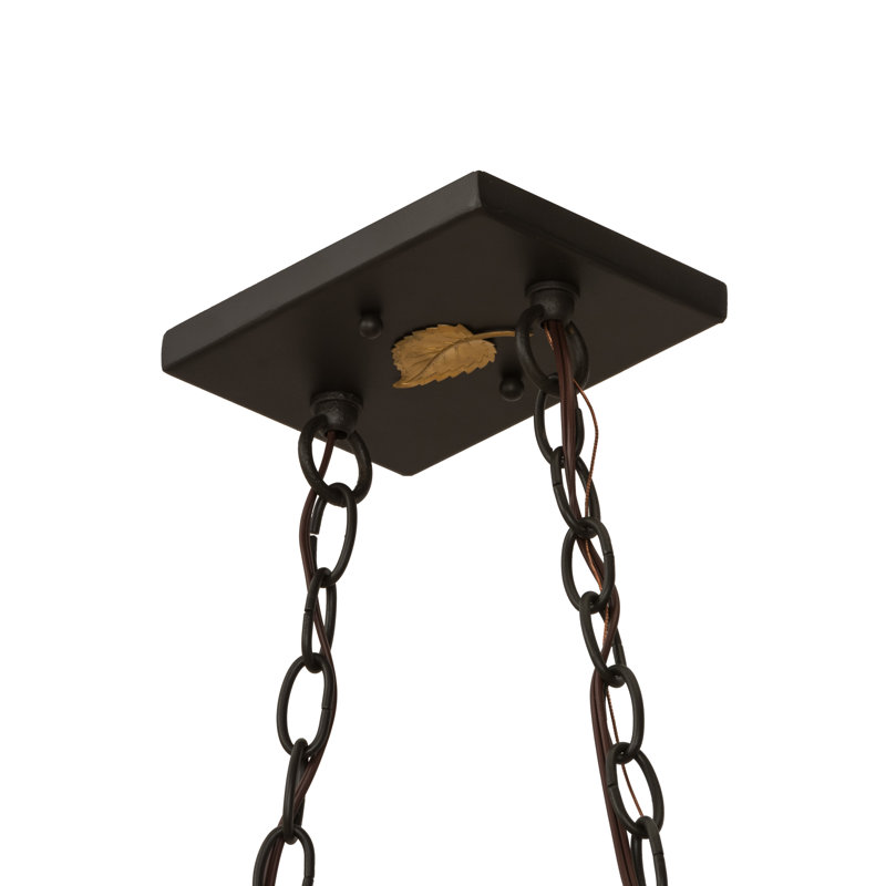 9 - Light Brown/Black Pool Table Lights Pendant