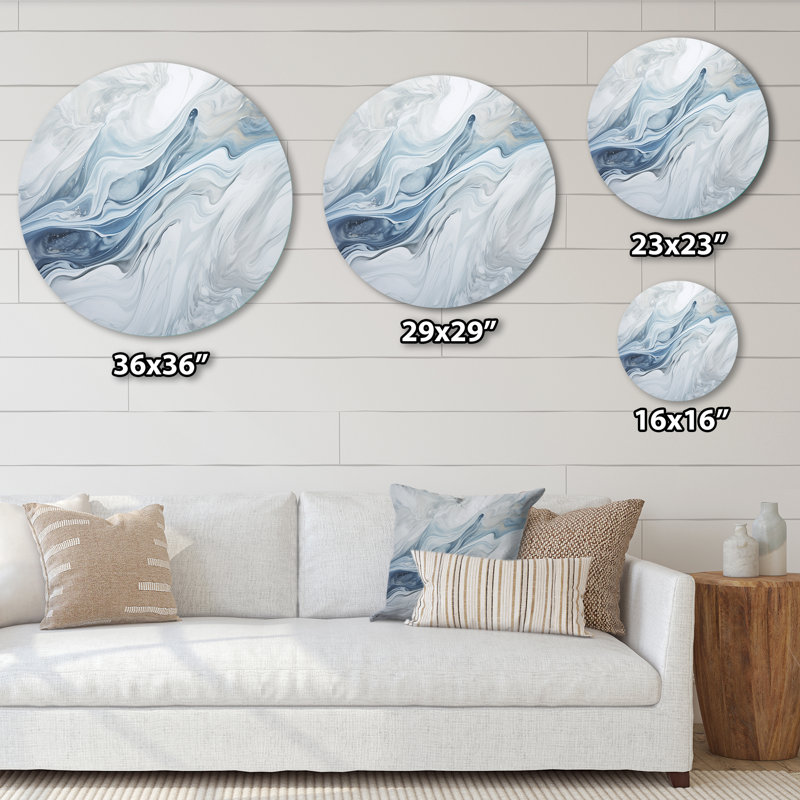 Cionna - Landscapes Round Metal Wall Art, 36" H x 36" W