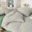 Ensemble de housse de couette en coton délavé à carreaux-1079322548-1126550256