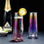4 Piece 266ml Glass Flute Set