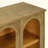 4-Door Large Storage Buffet Cabinet With Glass Doors, Arched Cabinet With Adjustable Shelves For Kitchen, Dining Room And Living Room-22309974