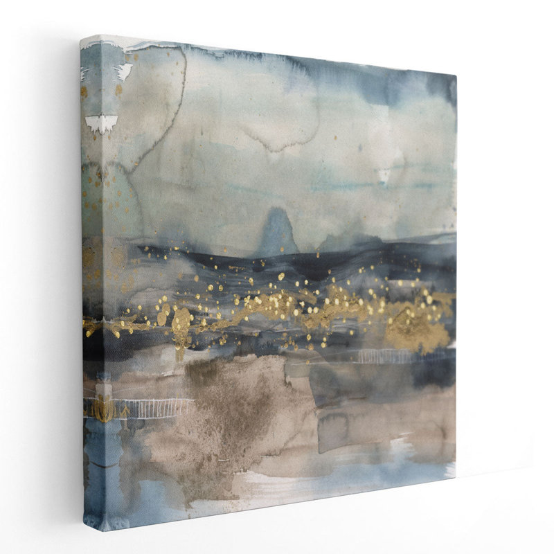 «Golden Light on the Horizon II», reproduction d'art sur toile, H 20 po x l 20 po