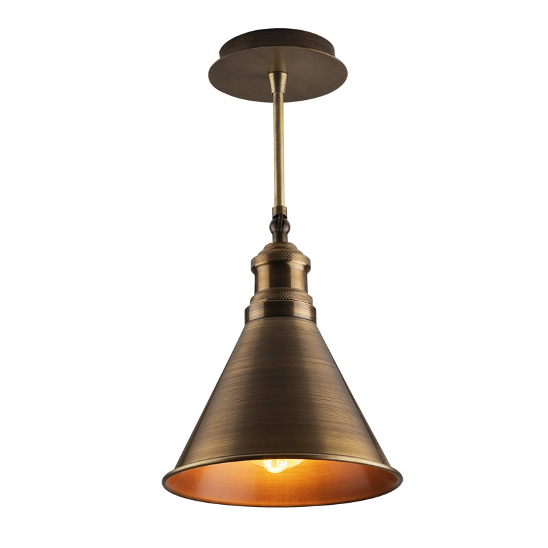 Plafonnier semi-encastré 1 lumière 7,87 po Excalibur