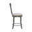 Luker Swivel Upholstered Counter Stool with Metal Frame-119237827